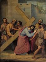 Scuola italiana (XIX-XX) - Rappresentazione della Via Crucis, Antiek en Kunst