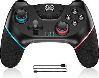 Nintendo Switch Pro Controller (Third Party), Spelcomputers en Games, Spelcomputers | Nintendo Switch, Zo goed als nieuw, Ophalen of Verzenden