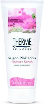 THERME SKINCARE SAIGON PINK LOTUS SHOWER SCRUB TUBE 200 ML, Verzenden, Nieuw
