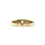 Vintage ring met blauwe topaas 8 krt, Ophalen of Verzenden, Nieuw