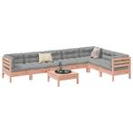 vidaXL 8-delige Loungeset met kussens massief douglas, Tuin en Terras, Tuinsets en Loungesets, Verzenden, Nieuw, Loungeset