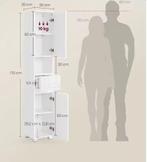 Badkamer Opbergkast met Lade, Open Vak en Kastdeuren, Verzenden, Nieuw