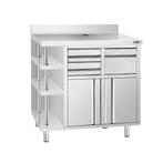 GGM Gastro | Werkkast - voor koffiemachine - 1000x600mm - |, Verzenden, Nieuw in verpakking, Meubilair