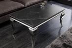 Design salontafel MODERN BAROK 100 cm zwart antraciet chroom, Huis en Inrichting, Ophalen of Verzenden, Nieuw