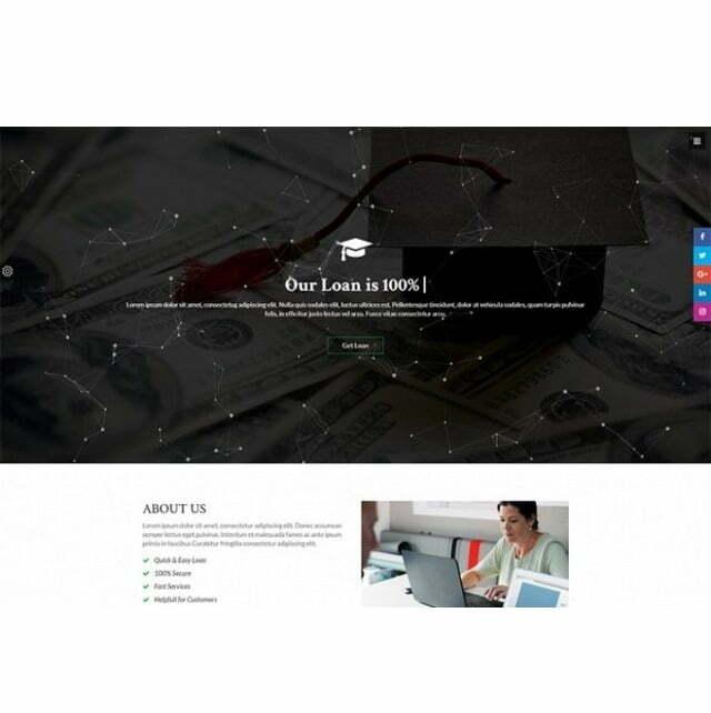 Educational Loan - HTML Template, Computers en Software, Educatie- en Cursussoftware