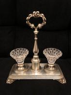 Tafelmiddenstuk (3) - Verzilverd - Christofle