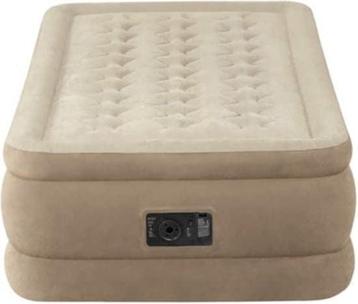 Intex Twin Ultra Plush Luchtbed met ingebouwde pomp - beschikbaar voor biedingen