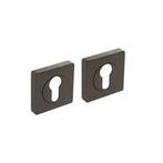 Cilinderrozet | Intersteel (Zamak, Antraciet, Set), Verzenden, Nieuw