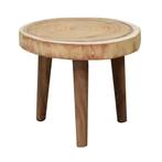 Boomstamtafel 47xH40 cm rond – bladdikte 6 cm, Ophalen of Verzenden, Nieuw