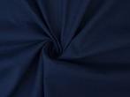 Biologisch katoen – Marineblauw, Hobby en Vrije tijd, Stoffen en Lappen, Blauw, 120 cm of meer, Ophalen of Verzenden, Katoen