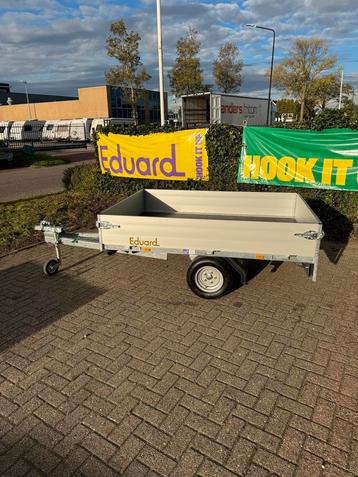 Te koop: Eduard plateauwagen 201x145 cm – 750kg – ongeremd beschikbaar voor biedingen