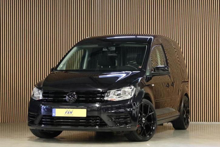 Volkswagen Caddy 2.0 TDI DSG | L+R Schuifdeur | AP Suspensio, Auto's, Bestelauto's, Dealer onderhouden, Lease, Zwart, Automaat