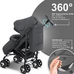 KIDIZ® Kinderwagen - Wandelwagen - Kinderbuggy - Antraciet, Verzenden, Nieuw