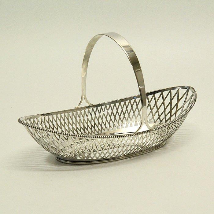 Antieke (1918) GROOT MODEL koekjes/fruitmand - HANDWERK -, Antiek en Kunst, Antiek | Goud en Zilver