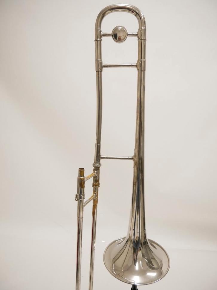 Bb Trombone F. Besson Model Excellence French, Muziek en Instrumenten, Blaasinstrumenten | Trombones, Tenor, Gebruikt, Met koffer