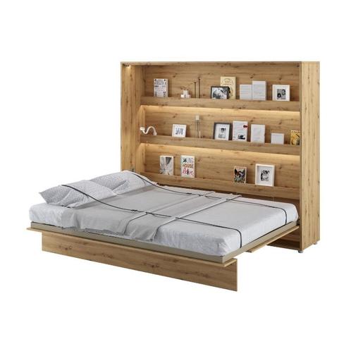 Murphy Horizontaal Opklapbed 160x200 - Artisan Eiken, Huis en Inrichting, Slaapkamer | Bedden, Nieuw, Verzenden