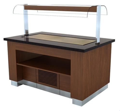 COMBISTEEL GEKOELD BUFFET WENGE 1600  MET RVS GEKOELDE PLAAT, Zakelijke goederen, Horeca | Food, Verzenden
