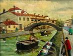 Italiaanse school (XX) - Naviglio Grande, Antiek en Kunst