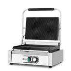 HCB Paninigrill - geribbeld - 230V - RVS, Verzenden, Nieuw in verpakking, Overige typen