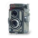 Yashica 44 TLR + Case nr. 1373, Ophalen of Verzenden, Zo goed als nieuw, Compact, Overige Merken