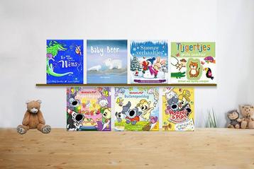 7-delig kinderboekenpakket met o.a. Woezel & Pip beschikbaar voor biedingen