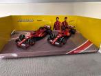Bburago 1:43 - Modelauto (2) - 2-Car Set Ferrari: Leclerc, Hobby en Vrije tijd, Nieuw