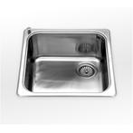 Bieden: Alpes 446-D inox built in square sink 45, Ophalen of Verzenden, Nieuw
