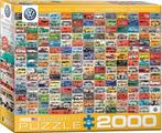 The VW Groovy Bus Puzzel (2000 stukjes) | Eurographics -, Hobby en Vrije tijd, Denksport en Puzzels, Verzenden, Nieuw