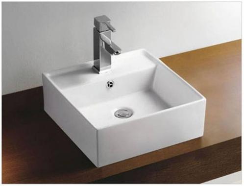 Larx wastafel 460x460x165mm, Doe-het-zelf en Verbouw, Sanitair, Nieuw, Verzenden