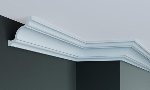 Plafondlijst P813 (80 x 80 mm), polyurethaan, lengte 2 m, Doe-het-zelf en Verbouw, Plinten en Afwerking, Nieuw, Ophalen of Verzenden