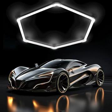 Hexagon verlichting Set | 1 hexagon | 42W | 6000K beschikbaar voor biedingen