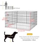 TRUUSK Puppyren 76 Cm Hoog, 8-delig Puppyren Met Slot, DIY V, Verzenden, Nieuw