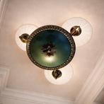 Kroonluchter - Verguld messing - Art Deco kroonluchter, Antiek en Kunst