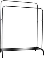 2dekans | ODADDY® Kledingrek Dubbel – Metaal – Met, Huis en Inrichting, Woonaccessoires | Kapstokken, Ophalen of Verzenden, Zo goed als nieuw