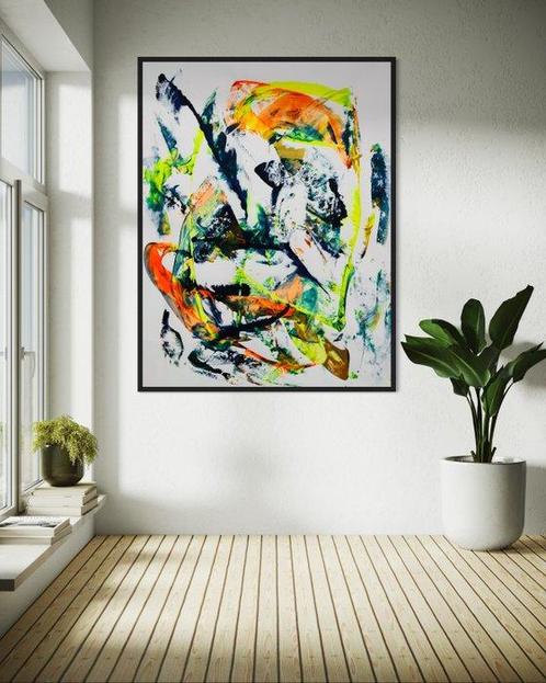 Dominik Robert Brunner (1988) - Abstracton World # 1174, Antiek en Kunst, Kunst | Schilderijen | Modern