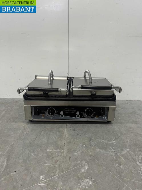 RVS Combisteel Dubbele Contactgrill Paninigrill Grill XXL, Zakelijke goederen, Horeca | Keukenapparatuur, Nieuw zonder verpakking