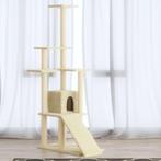 vidaXL Kattenmeubel met sisal krabpalen 155 cm crèmekleurig, Dieren en Toebehoren, Katten-accessoires, Verzenden, Nieuw