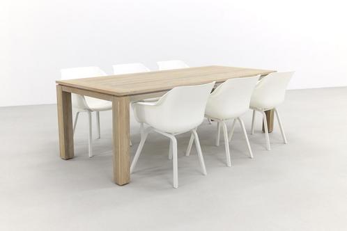 Hartman Sophie Element Wit/Rome grey 240 cm. tuinset -, Tuin en Terras, Tuinsets en Loungesets, Tuinset, Nieuw, Hout, Verzenden