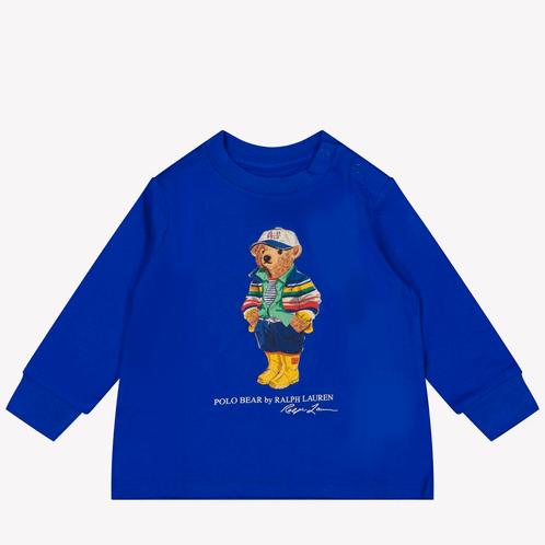 -13% Ralph Lauren  Ralph Lauren Baby jongens t-shirt in  maa, Kinderen en Baby's, Kinderkleding | Overige, Nieuw, Verzenden