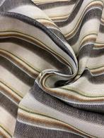 Zeldzaam weefsel van puur linnen met verticale zwarte en, Antiek en Kunst, Antiek | Kleden en Textiel