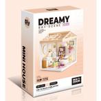 Dreamy mini house Badkamer Bathroom met ledlamp DIY Model..., Verzenden, Nieuw