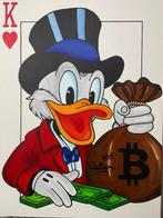 Xavier Van Walsem (1980) - Scrooge Mcduck King of Hearts, Antiek en Kunst, Kunst | Schilderijen | Modern