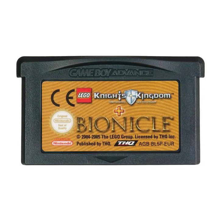 Lego Knights Kingdom + Bionicle [Gameboy Advance], Spelcomputers en Games, Games | Nintendo Game Boy, Zo goed als nieuw, Ophalen of Verzenden
