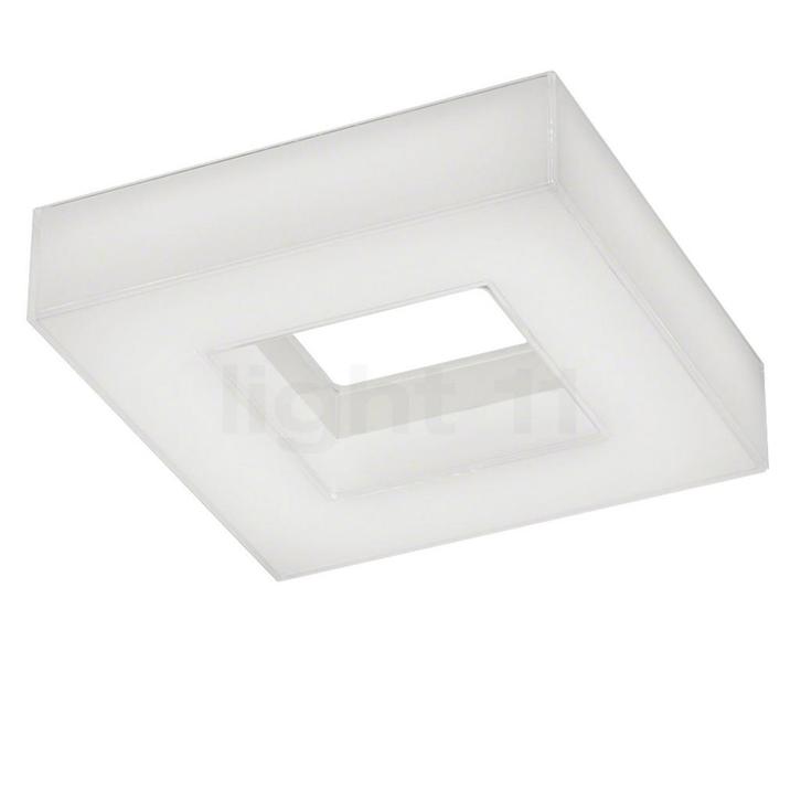 Helestra Cosi Plafondlamp LED, nikkel - 30 cm (Binnenlampen), Huis en Inrichting, Lampen | Plafondlampen, Nieuw, Glas, Verzenden