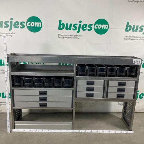 Aluca aluminium bedrijfswageninrichting gebruikt (nr 2433), Auto diversen, Auto-accessoires, Gebruikt, Ophalen of Verzenden