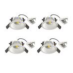 Ivar Inbouwspot Wit 4 stuks Binnenverlichting Spots inbouw, Huis en Inrichting, Verzenden, Nieuw