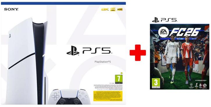 PlayStation 5 Slim Disc Console Custom Pack-FC 26, Spelcomputers en Games, Spelcomputers | Sony PlayStation 5, Nieuw, Ophalen of Verzenden