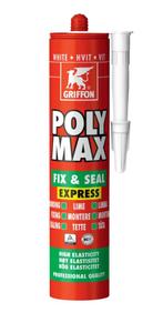 Griffon polymax fix seal express 1 stuk, 425 gr, wit, Verzenden, Nieuw