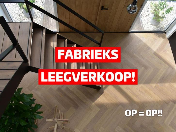 Fabrieksleegverkoop bij BeBo Vloeren deze week, Huis en Inrichting, Stoffering | Vloerbedekking, 75 m² of meer, Overige typen