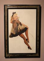 P. Dubois (French) - Portret van een pin-up, Antiek en Kunst